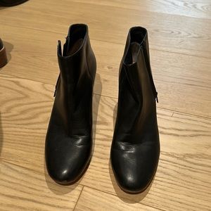 Loeffler Randall round toe boot approx 2 inch heel